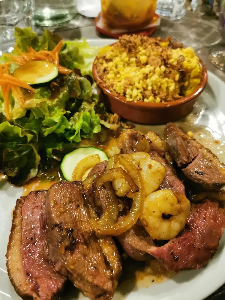 Magret de Canard Et Riz Gluant Safrané